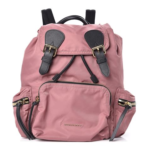 burberry backpack mauve pink